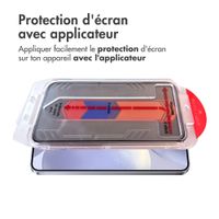 Accezz Protection d'écran en verre trempé avec filtre de confidentialité + Applicateur Samsung Galaxy S24 FE