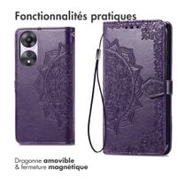 imoshion Etui de télephone Mandala Oppo A58 - Violet