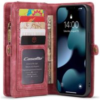 CaseMe Etui de téléphone de luxe en cuir deux iPhone 13 Mini