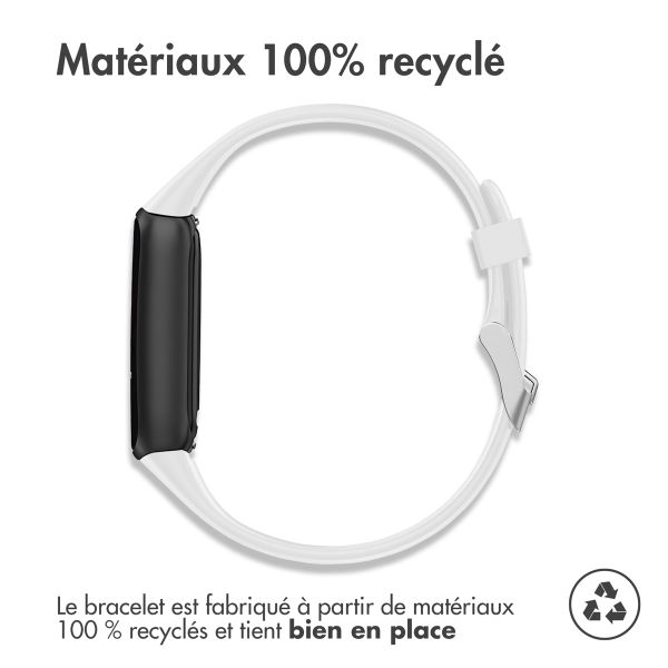 imoshion Bracelet en silicone le Fitbit Luxe - Blanc