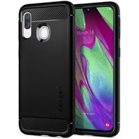 Spigen Coque Rugged Armor Samsung Galaxy A40 - Noir