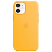 Apple Coque en silicone MagSafe Apple iPhone 12 Mini - Sunflower