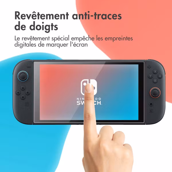 imoshion Protection d'écran en verre trempé Nintendo Switch 2