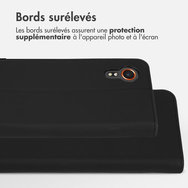 Accezz Étui de télephone Wallet Samsung Galaxy Xcover 7 - Noir