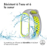 imoshion Bracelet sportif en silicone Xiaomi Mi Band 7 - Gris / Lime