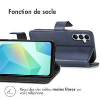 imoshion Étui de téléphone portefeuille Luxe Samsung Galaxy S25 - Bleu foncé