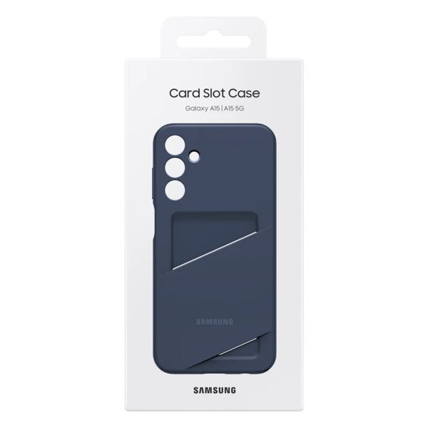 Samsung Original Coque porte-carte Galaxy A15 (5G/4G) - Blue / Black