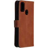 imoshion Étui de télephone portefeuille de luxe Samsung Galaxy M30s / M21 - Marron
