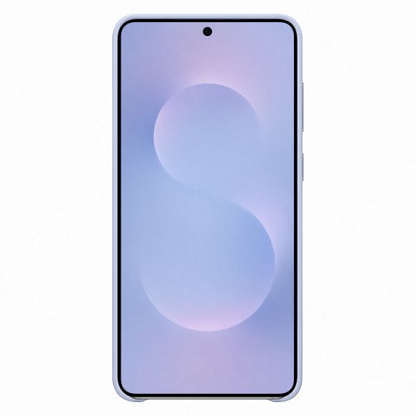 Samsung Original Coque KindSuit en Cuir Végan Samsung Galaxy S25 Edge - Light Blue