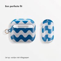 Selencia Coque Vivid  Apple Airpods 4 - Wave Vibes Classic Blue