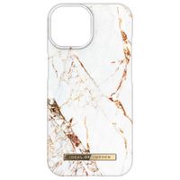 iDeal of Sweden Coque Fashion MagSafe Apple iPhone 15 - Carrara Gold