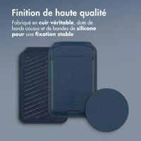 Accezz Portefeuille en cuir avec support - Compatible avec MagSafe et Qi2 - Nightfall Blue