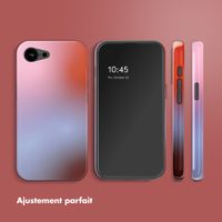 Selencia Coque arrière Vivid avec MagSafe Apple iPhone 16e - Gradient Soft Blush