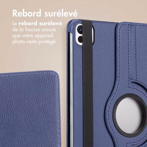imoshion Coque tablette rotatif à 360° Apple iPad Pro 11 (2020/2021/2022) - Bleu foncé