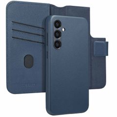 Accezz Étui de télephone portefeuille en cuir 2-en-1 avec MagSafe Samsung Galaxy S24 Plus - Nightfall Blue