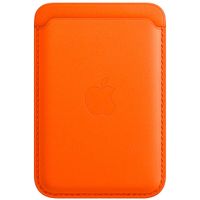 Apple Leather Wallet MagSafe (Apple Wallet 2nd generation) - Orange