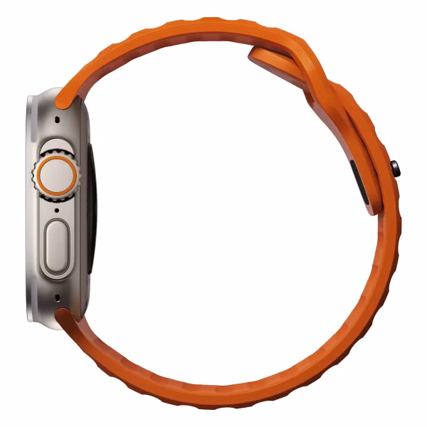 Nomad Bracelet Sport FKM Apple Watch Series 1 t/m 11 / SE / Ultra (44/45/46/49 mm) - Ultra Orange