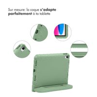 imoshion Coque kidsproof avec poignée Apple iPad 11 (2025) 11 pouces A16 / iPad 10 (2022) 10.9 pouces - Olive Green