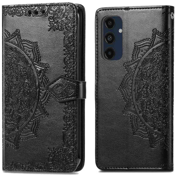 imoshion Etui de téléphone portefeuille Mandala Samsung Galaxy S24 FE - Noir