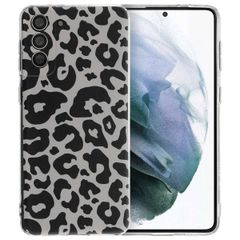 imoshion Coque Design Samsung Galaxy S21 Plus - Leopard Transparent