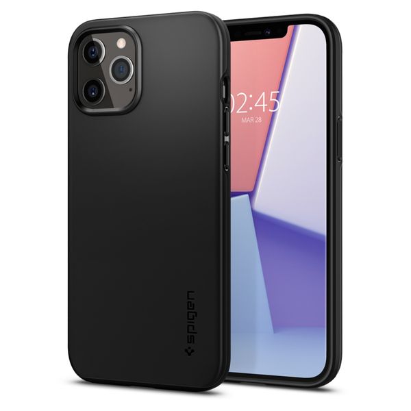 Spigen Coque Thin Fit Air iPhone 12 Pro Max - Noir