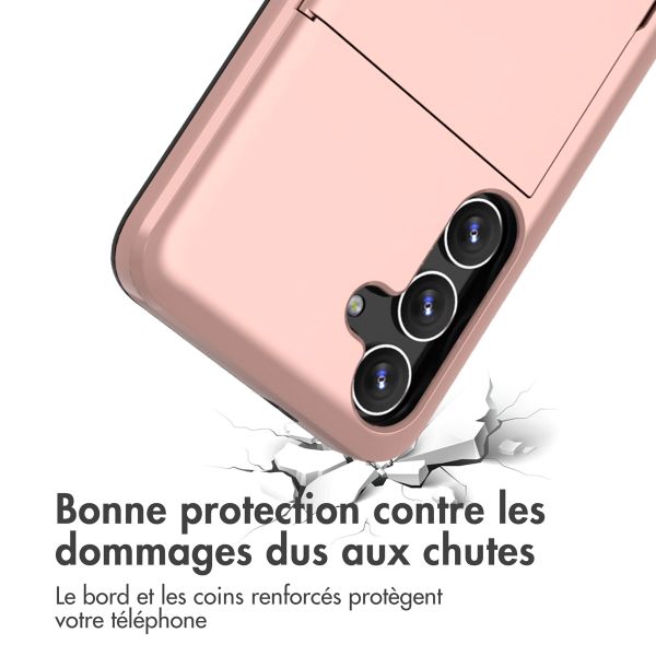 imoshion Coque arrière avec porte-cartes Samsung Galaxy S24 Plus - Rose Doré