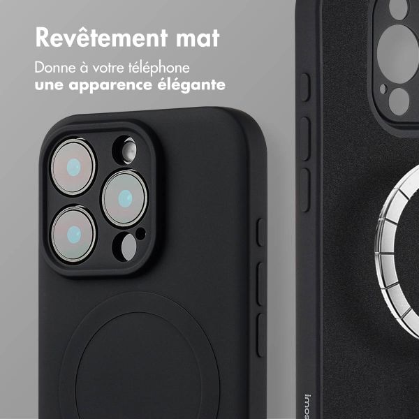 imoshion Coque Couleur avec MagSafe iPhone 16 Pro Max - Noir