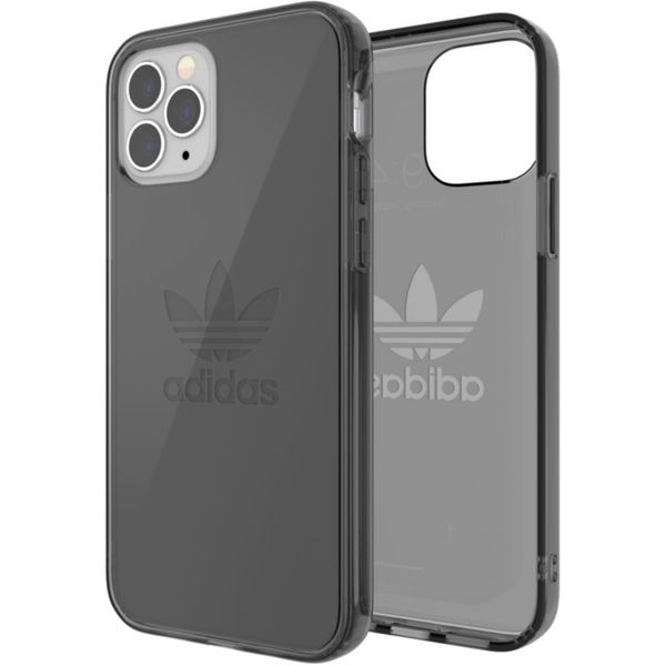 adidas Originals Coque Protective Clear iPhone 12 (Pro) - Smokey Black