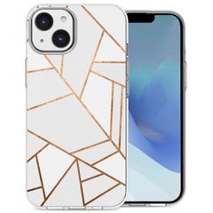 imoshion Coque Design iPhone 14 - White Graphic