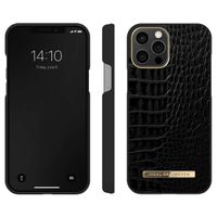 iDeal of Sweden Coque Atelier iPhone 12 Pro Max - Neo Noir Croco