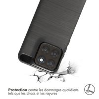 imoshion Coque Brushed Motorola Moto G77 - Noir