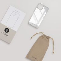 Selencia Coque Mirror iPhone 13 Pro - Coque avec miroir - Argent