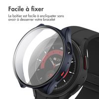 imoshion Coque rigide à couverture complète Samsung Galaxy Watch 5 - 40 mm - Bleu foncé