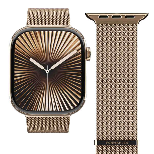 Vonmählen Bracelet Milanais Loop 2 Apple Watch | 38/40/41/42 mm - Sunset Gold