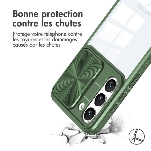 imoshion Coque arrière Camslider Samsung Galaxy S23 - Vert foncé