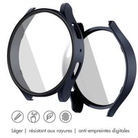 imoshion Coque rigide à couverture complète Samsung Galaxy Watch 6 - 40 mm - Bleu foncé