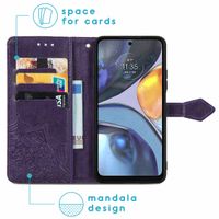imoshion Etui de télephone Mandala Motorola Moto G22 - Violet