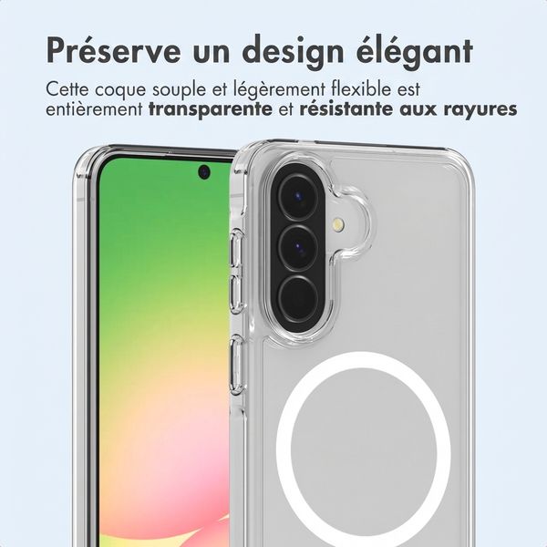 imoshion Coque arrière de protection avec MagSafe Samsung Galaxy A57 (5G) - Transparent