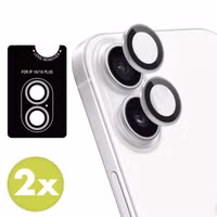 imoshion Lot de 2 protections d'objectif de caméra Apple iPhone 17 / 16 / 16 Plus - Blanc