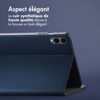 Accezz Coque tablette Classic Samsung Galaxy Tab S11 Ultra - Bleu foncé