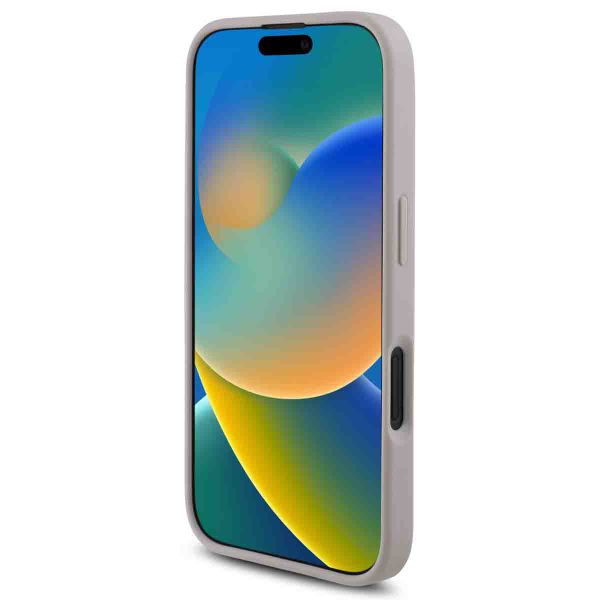 Guess Coque 4G Metal Logo Backcover Apple iPhone 16 - Rose