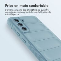 imoshion Coque arrière EasyGrip Samsung Galaxy S21 FE - Bleu clair