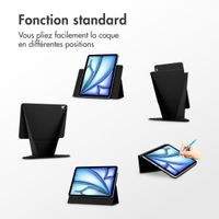 Accezz High Stand tablet case Apple iPad Air 11 pouces (2025) M3 / (2024) M2 / Air 5 (2022) / Air 4 (2020) - Noir