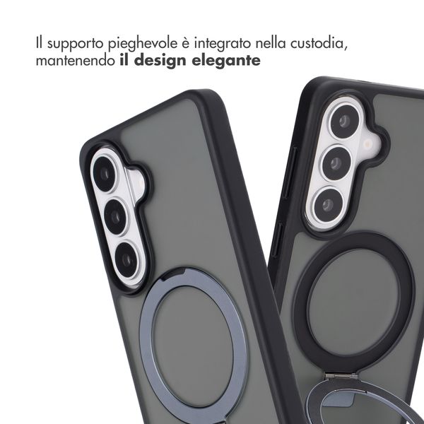 Accezz Coque Ring Stand avec MagSafe Samsung Galaxy S26 - Noir