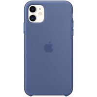Apple Coque en silicone Apple iPhone 11 - Linen Blue