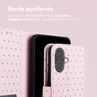 imoshion Étui de télephone portefeuille Design Apple iPhone 16 - Happy Dots