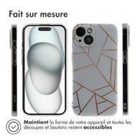 imoshion Coque Design iPhone 15 - White Graphic