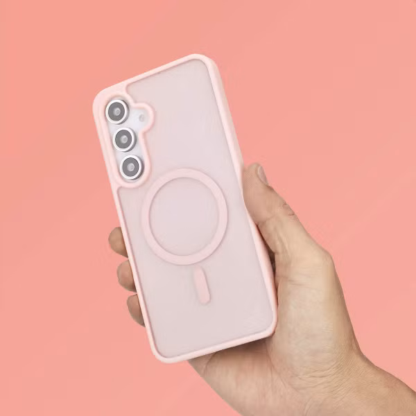 imoshion Coque Color Guard avec MagSafe Samsung Galaxy S24 FE - Rose clair