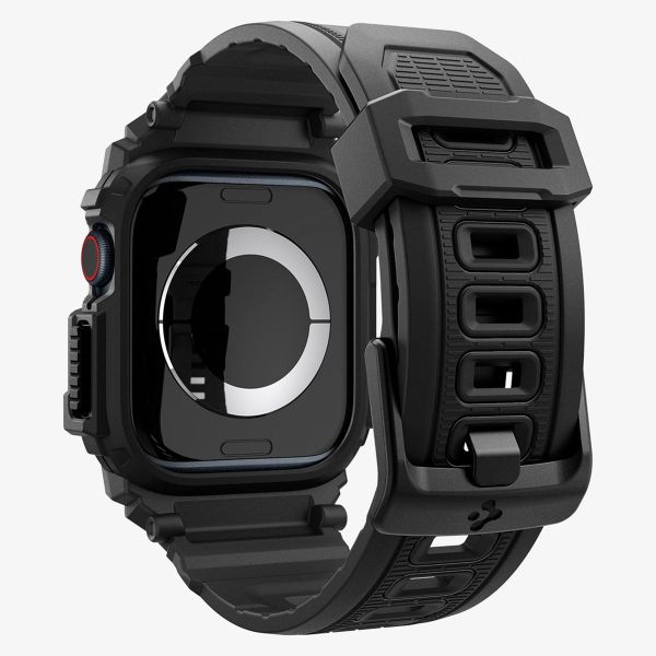 Spigen Coque Rugged Armor™ Apple Watch Series 10 - 46 mm - Noir Mat