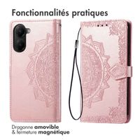 imoshion Etui de télephone Mandala Xiaomi Poco X7 Pro - Rose Doré
